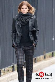 欧美明星冬季街拍,潮流与保暖的完美融合